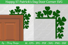 St. Patrick's Day Door Corner SVG Bundle 16 - CraftNest - Digital Crafting and Art