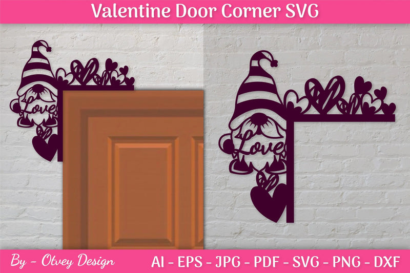 Door Corner Valentine SVG Bundle - CraftNest - Digital Crafting and Art