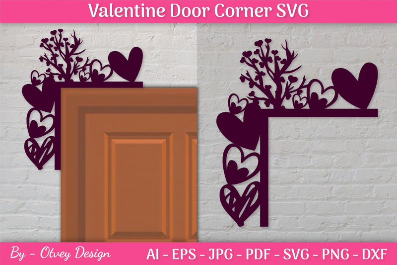 Door Corner Valentine SVG Bundle - CraftNest - Digital Crafting and Art