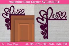 Door Corner Valentine SVG Bundle - CraftNest - Digital Crafting and Art