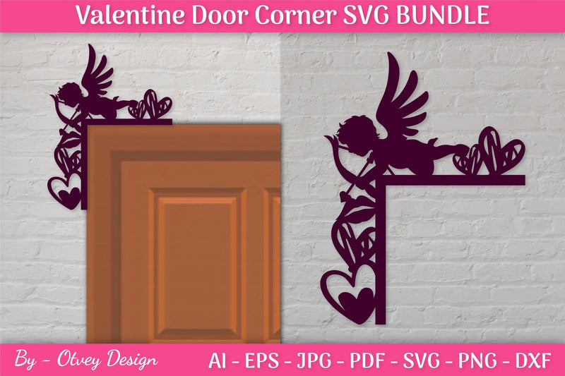 Door Corner Valentine SVG Bundle - CraftNest - Digital Crafting and Art