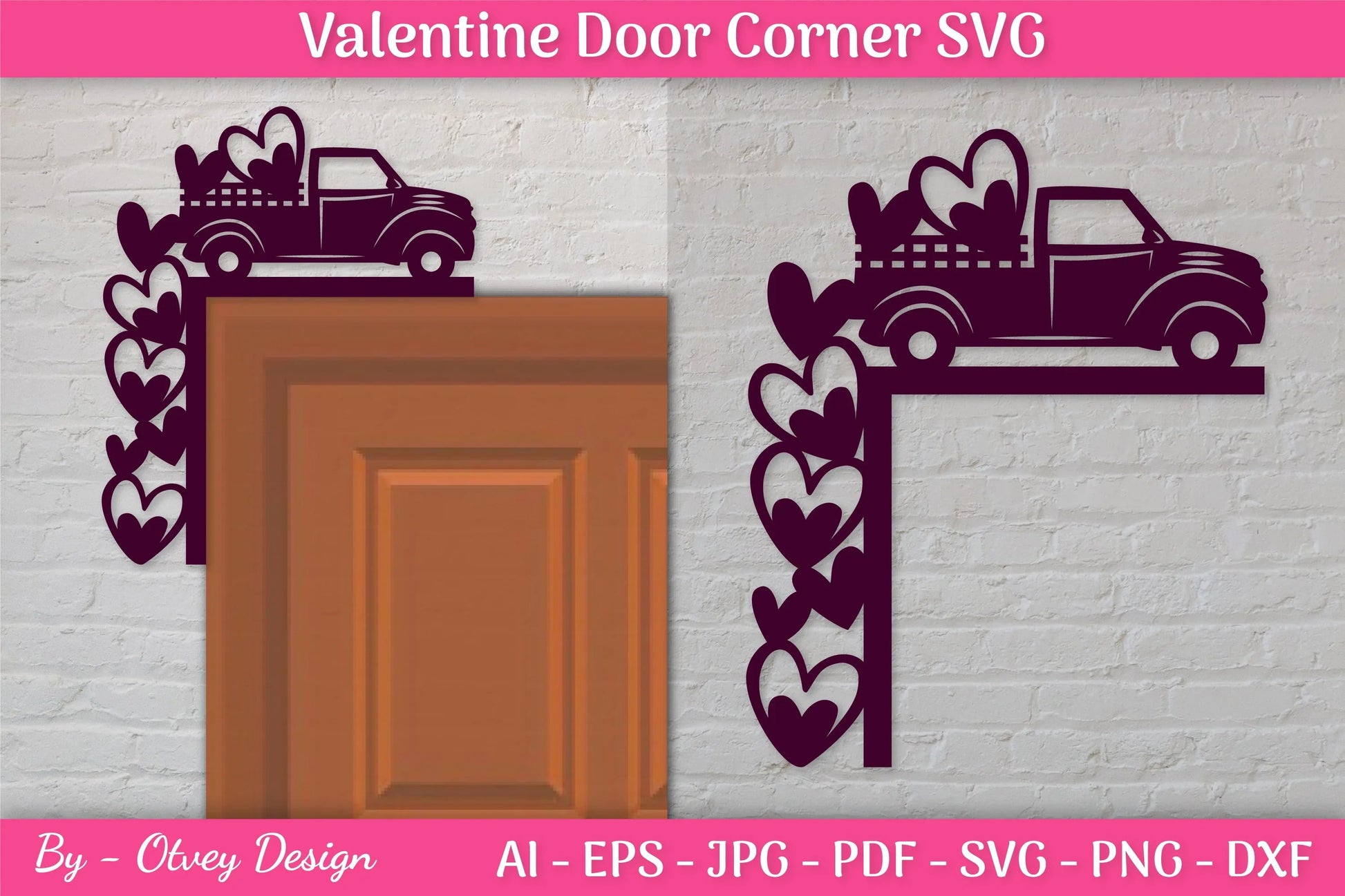Door Corner Valentine SVG Bundle - CraftNest - Digital Crafting and Art