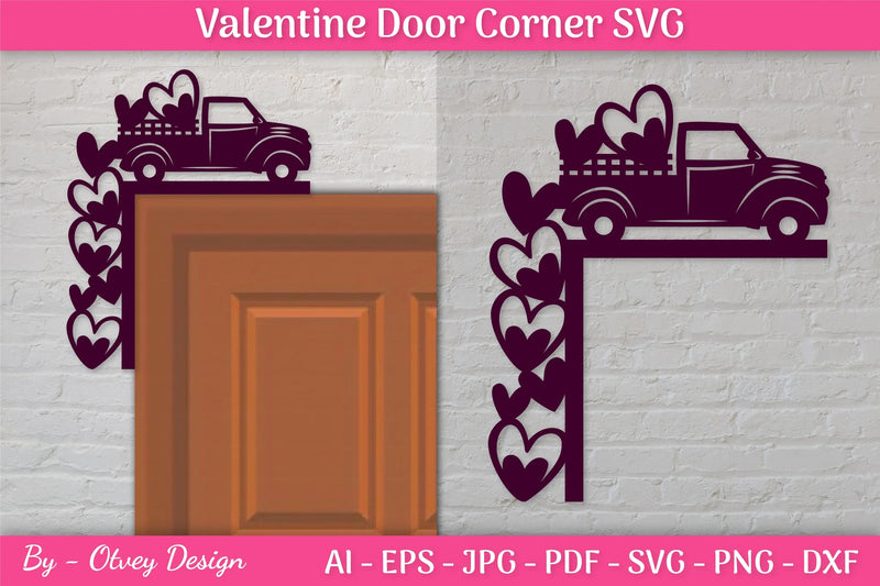 Door Corner Valentine SVG Bundle - CraftNest - Digital Crafting and Art