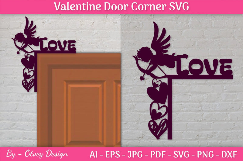 Door Corner Valentine SVG Bundle - CraftNest - Digital Crafting and Art