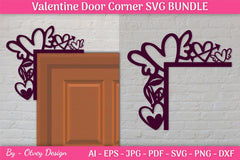 Door Corner Valentine SVG Bundle - CraftNest - Digital Crafting and Art