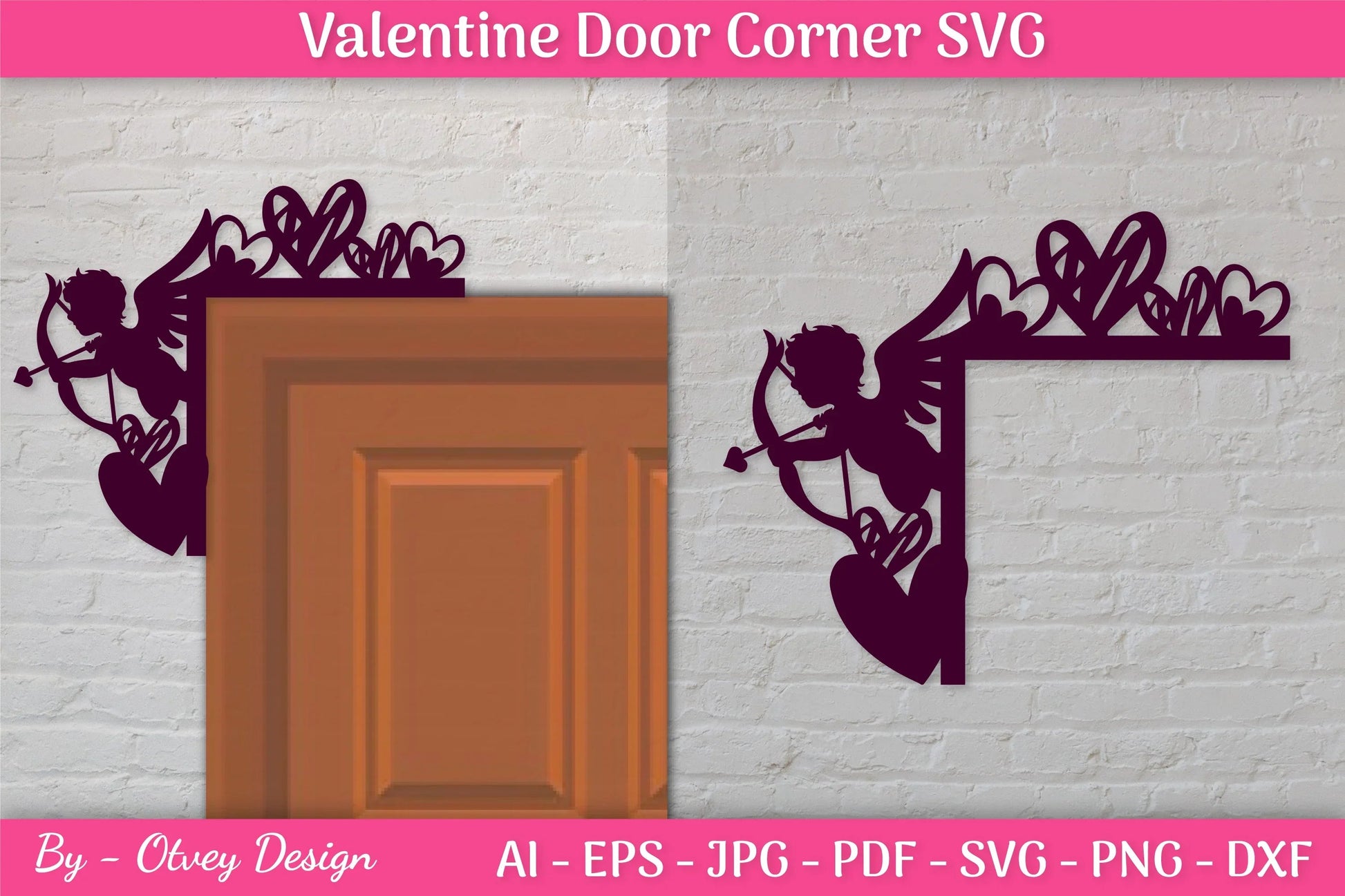 Door Corner Valentine SVG Bundle - CraftNest - Digital Crafting and Art