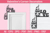 Valentine's Day Gnomes Door Corner SVG Bundle