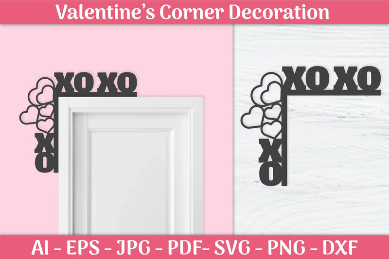 Valentine's Day Gnomes Door Corner SVG Bundle 10 - CraftNest - Digital Crafting and Art
