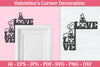 Valentine's Day Gnomes Door Corner SVG Bundle