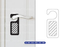 Door Hanger Laser Cut SVG Bundle - CraftNest - Digital Crafting and Art