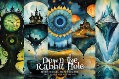 Down the Rabbit Hole - Fantasy - CraftNest - Digital Crafting and Art