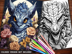 Dragon Love Valentines Day Coloring Books - CraftNest