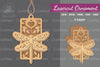 Dragonfly Laser Cut Ornament Clipart Bundle