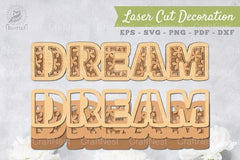 Dream 3D Lasercut Decoration Clipart Bundle - CraftNest - Digital Crafting and Art