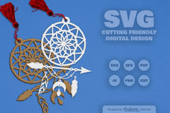 Dream Catcher Set SVG Bundle 7 - CraftNest - Digital Crafting and Art