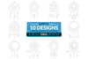Dream Catcher Laser Cut Set Clipart SVG Bundle