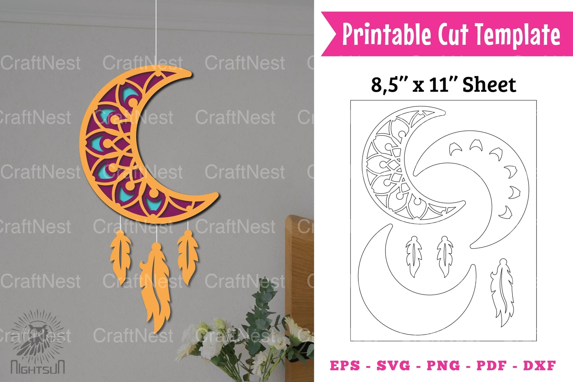 Dream Catcher Papercut Clipart Bundle - CraftNest - Digital Crafting and Art