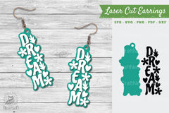 Dream Laser Cut Earrings SVG Bundle - CraftNest - Digital Crafting and Art