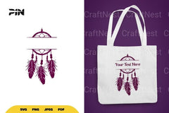 Dreamcatcher Split Border SVG Bundle - CraftNest - Digital Crafting and Art