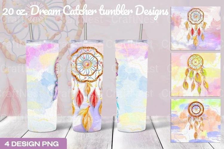 Dream Catcher Tumbler Wrap - CraftNest - Digital Crafting and Art