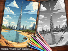 Dubai Coloring Books - CraftNest