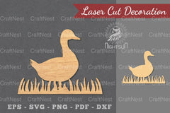 Duck Laser Cut Decoration Bundle - CraftNest - Digital Crafting and Art