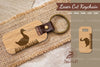 Duck Laser Cut Keychain Clipart Bundle
