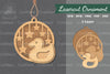 Duck Laser Cut Ornament Clipart Bundle
