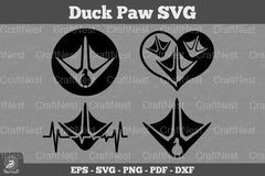 Duck Paw Animal Clipart Bundle - CraftNest - Digital Crafting and Art