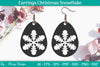 Earring Christmas Snowflake SVG Bundle