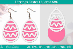 Earring Easter Egg SVG Bundle 15 - CraftNest - Digital Crafting and Art
