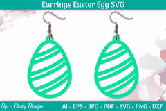 Earring Easter Egg SVG Bundle 6 - CraftNest - Digital Crafting and Art
