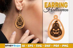 Earring Halloween Lasercut SVG Bundle 1581 - CraftNest - Digital Crafting and Art