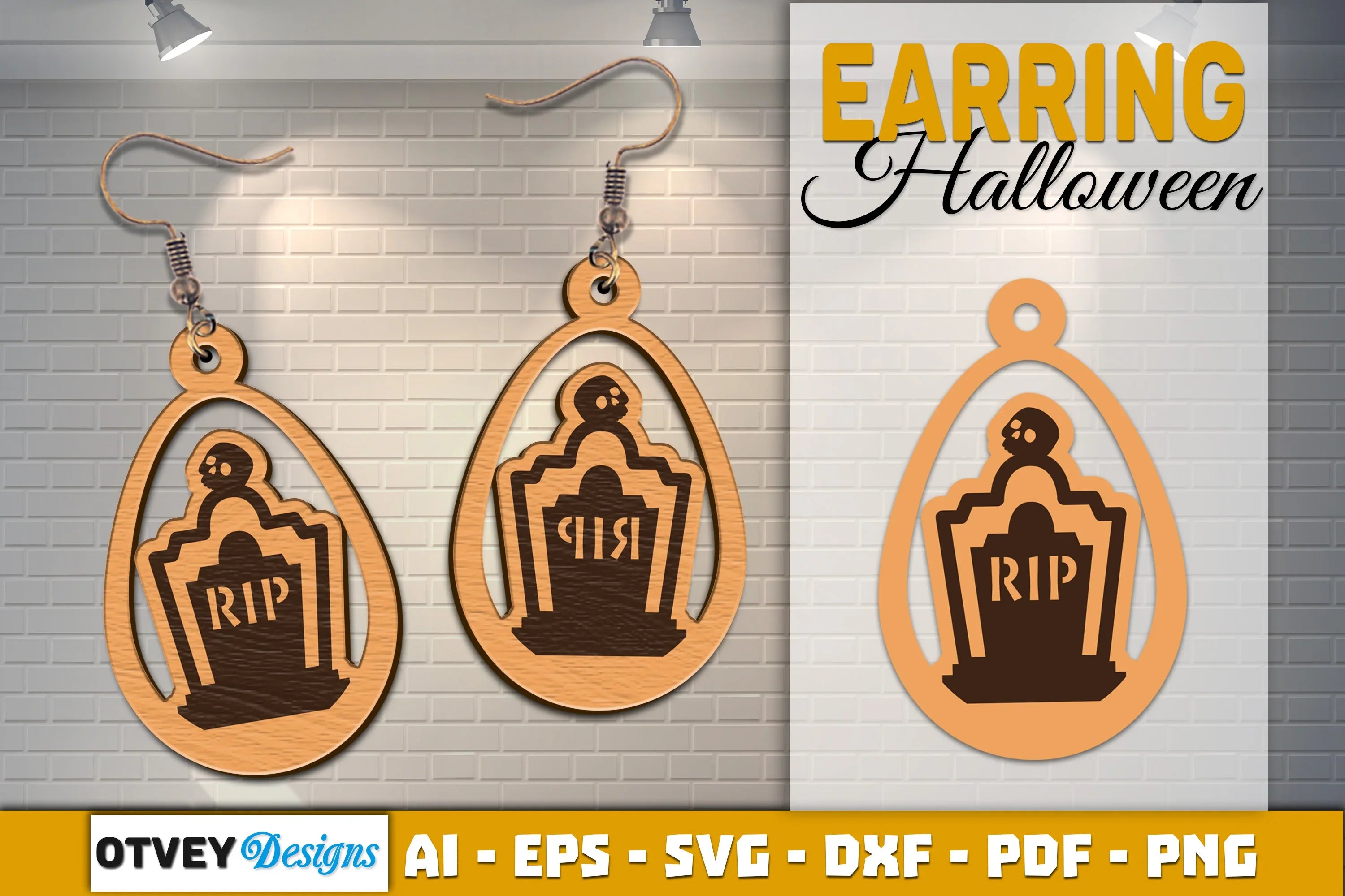 Earring Halloween Lasercut SVG Bundle - CraftNest - Digital Crafting and Art