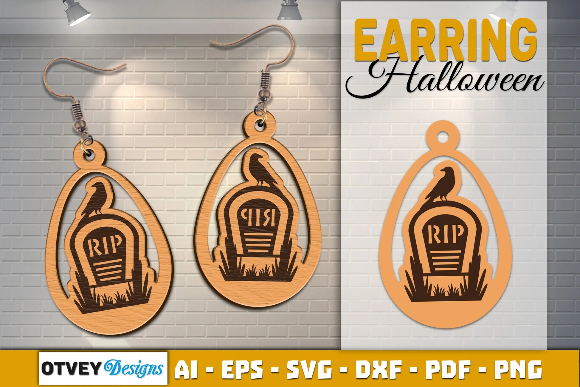 Earring Halloween Lasercut SVG Bundle - CraftNest - Digital Crafting and Art