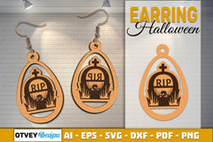 Earring Halloween Lasercut SVG Bundle - CraftNest - Digital Crafting and Art