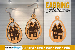 Earring Halloween Lasercut SVG Bundle - CraftNest - Digital Crafting and Art