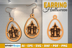 Earring Halloween Lasercut SVG Bundle - CraftNest - Digital Crafting and Art