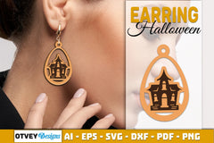 Earring Halloween Lasercut SVG Bundle - CraftNest - Digital Crafting and Art