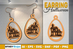 Earring Halloween Lasercut SVG Bundle - CraftNest - Digital Crafting and Art