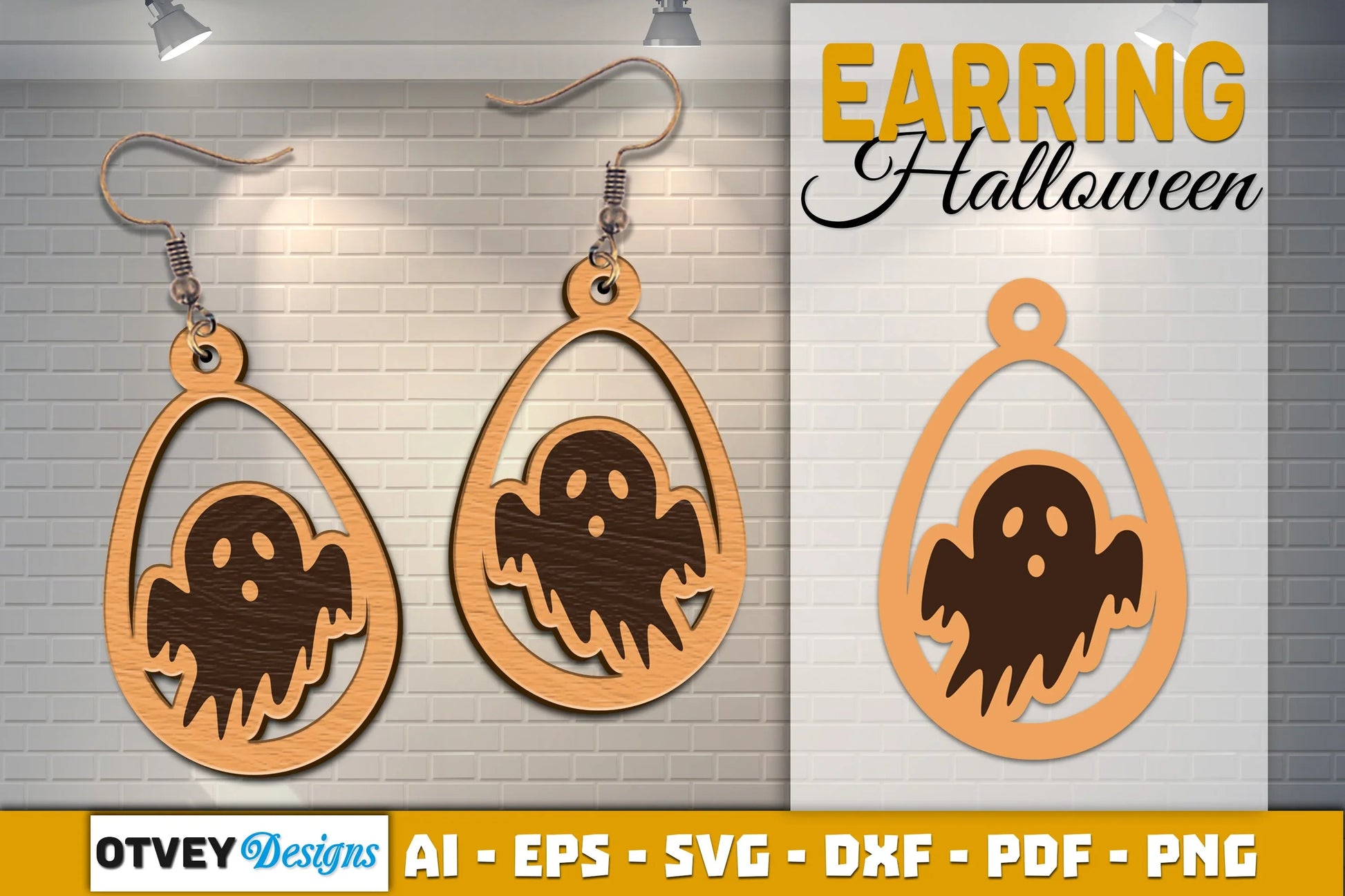 Earring Halloween Lasercut SVG Bundle - CraftNest - Digital Crafting and Art