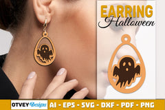 Earring Halloween Lasercut SVG Bundle - CraftNest - Digital Crafting and Art