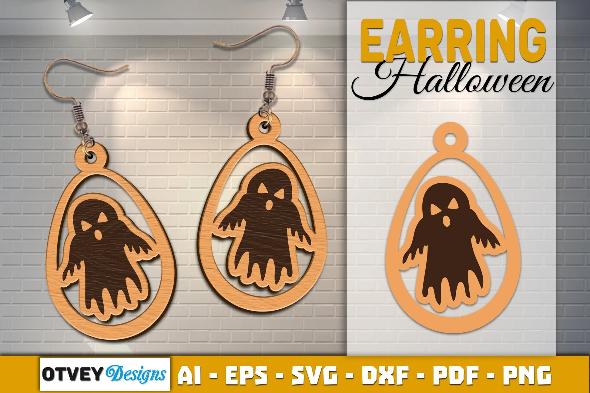 Earring Halloween Lasercut SVG Bundle - CraftNest - Digital Crafting and Art