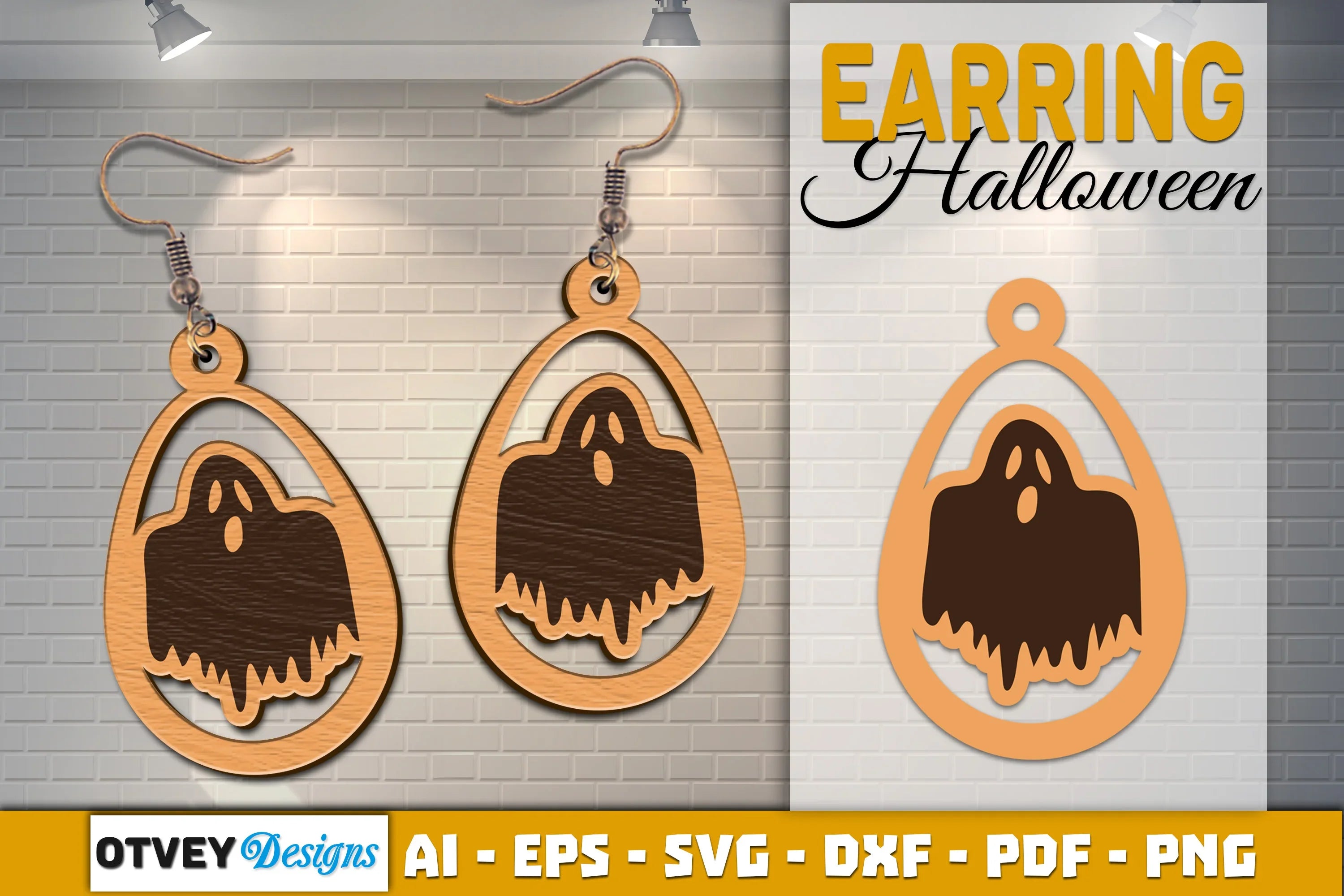 Earring Halloween Lasercut SVG Bundle - CraftNest - Digital Crafting and Art