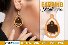 Earring Halloween Lasercut SVG Bundle - CraftNest - Digital Crafting and Art