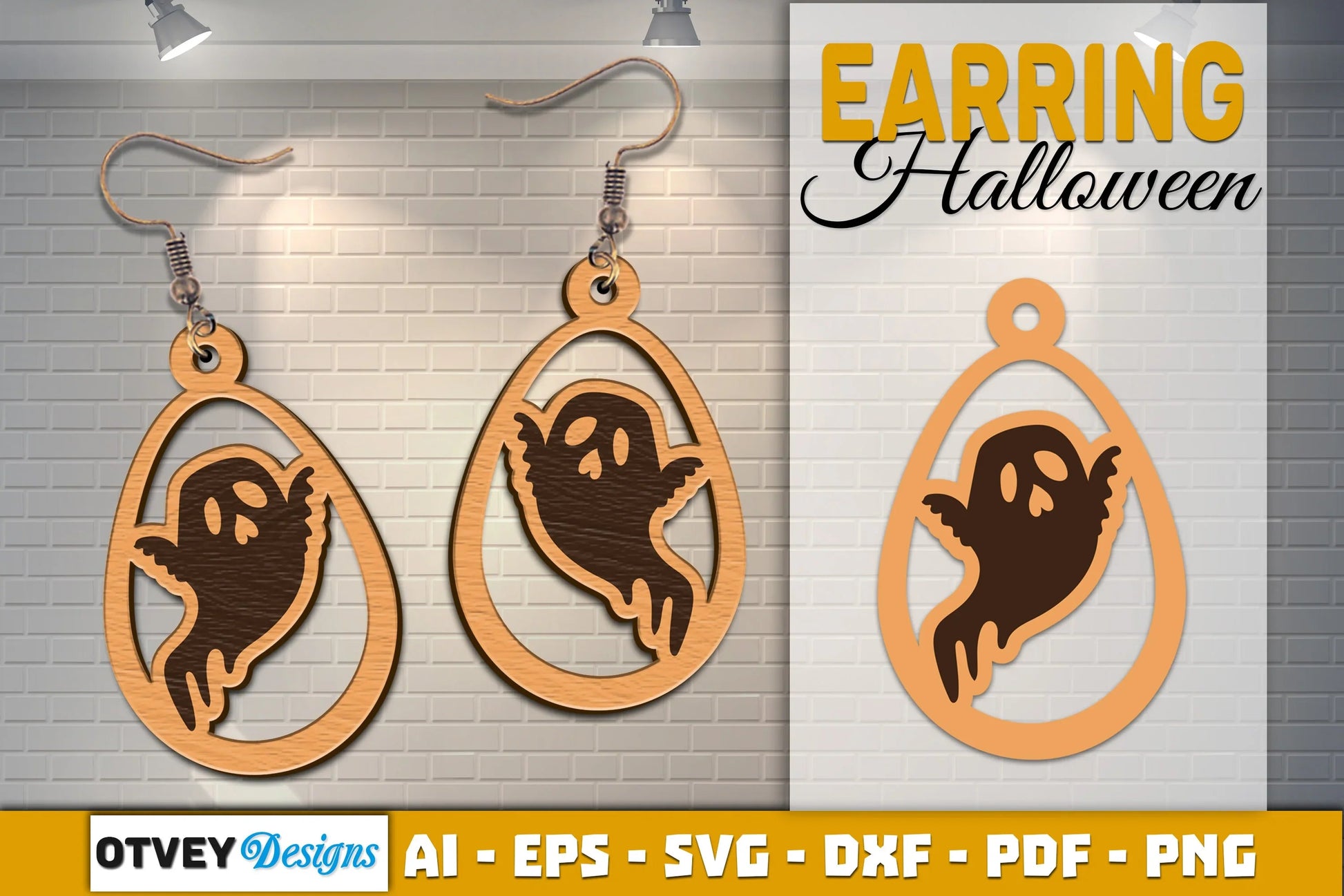 Earring Halloween Lasercut SVG Bundle - CraftNest - Digital Crafting and Art