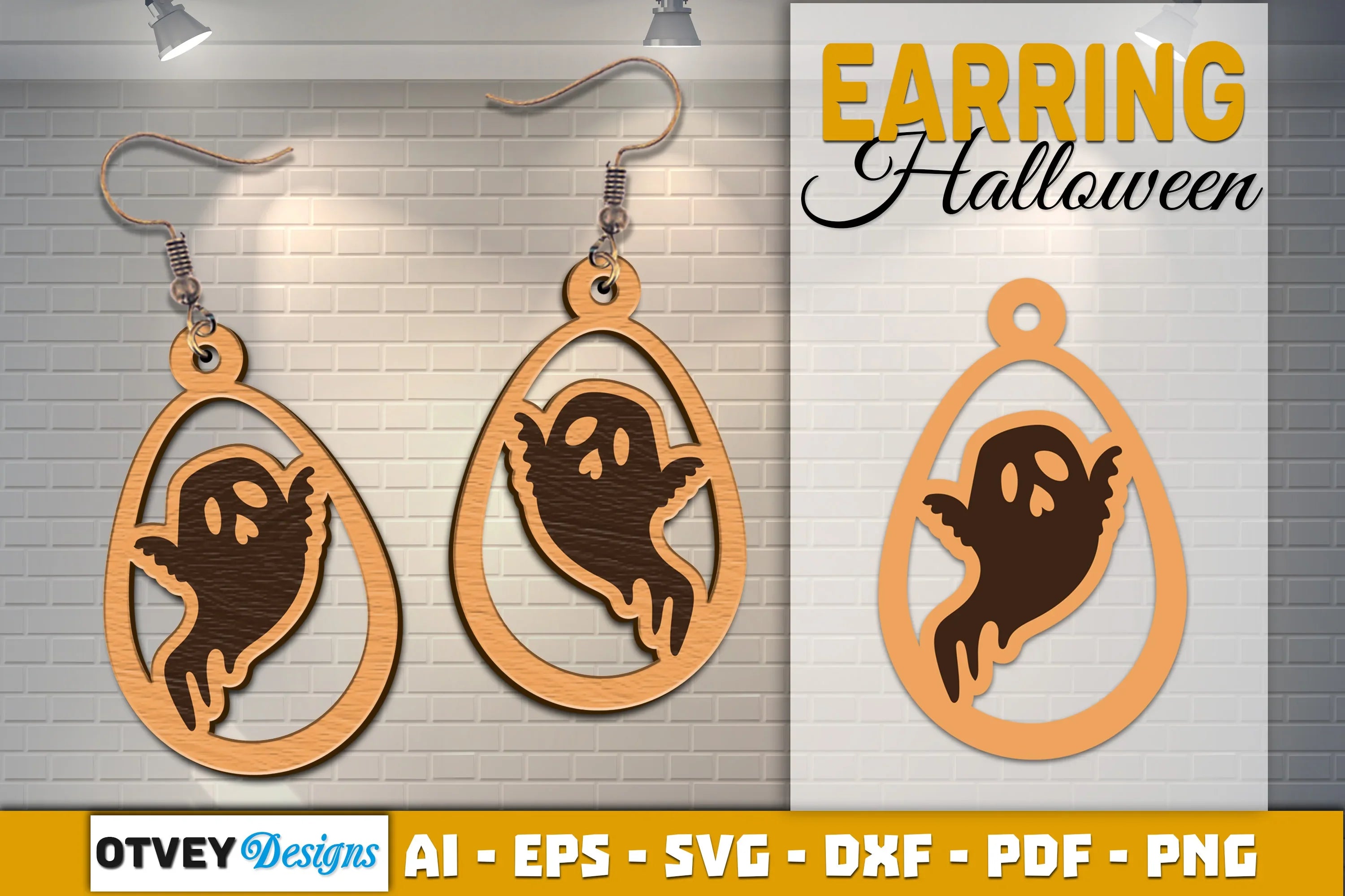 Earring Halloween Lasercut SVG Bundle - CraftNest - Digital Crafting and Art