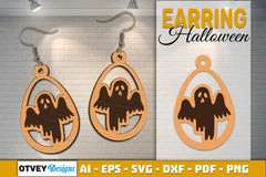 Earring Halloween Lasercut SVG Bundle - CraftNest - Digital Crafting and Art