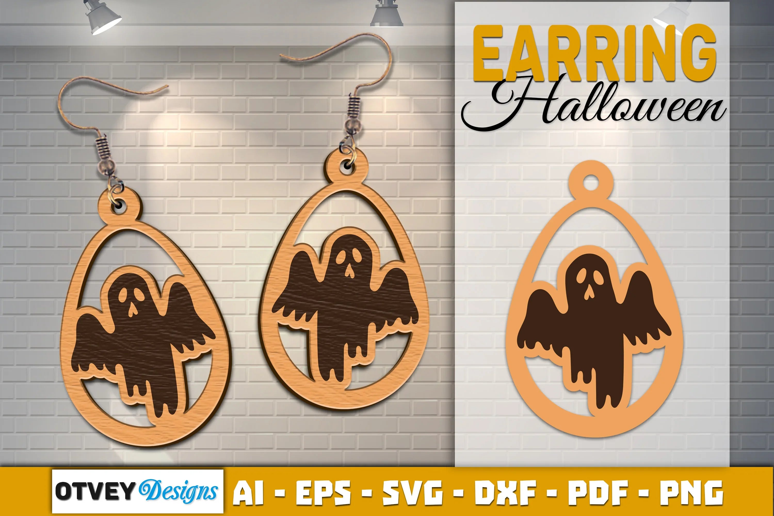 Earring Halloween Lasercut SVG Bundle - CraftNest - Digital Crafting and Art