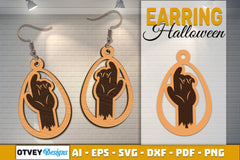 Earring Halloween Lasercut SVG Bundle - CraftNest - Digital Crafting and Art
